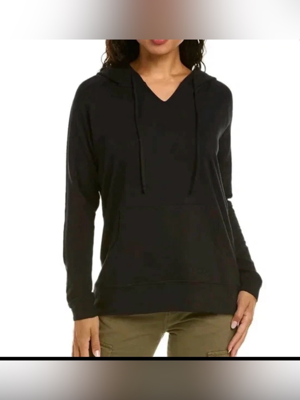 Johnny Was Calme Soft Tencel/Organic Cotton Hoodie Pullover , Small